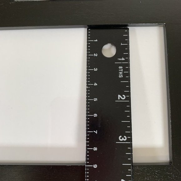 One Crazy Family Photo Black Frame Tabletop Fits 4"x6" Picture Silver Plate - Picture 10 of 12